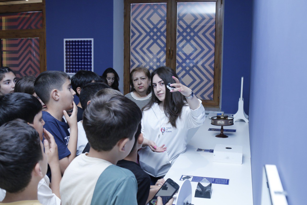 School group guided tour