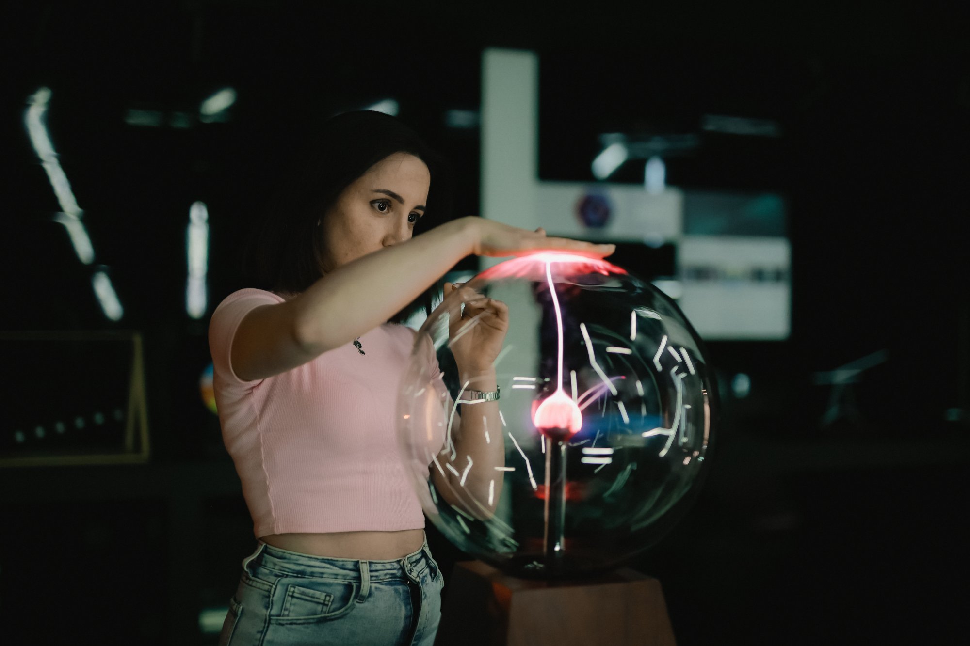 Science Hall plasma ball